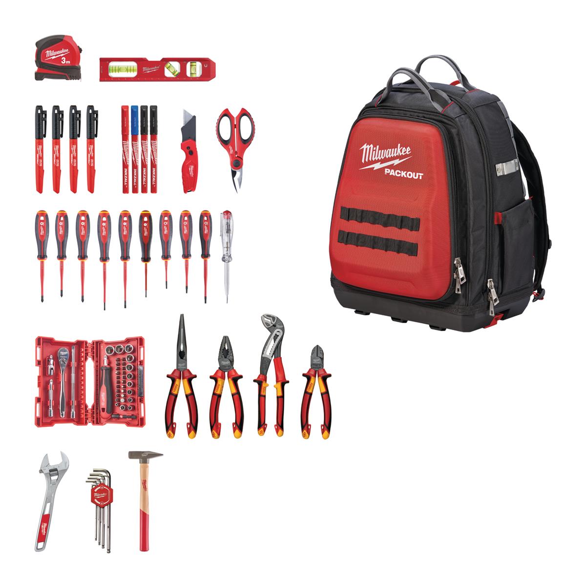 Milwaukee PACKOUT electrician set PACKOUT electrician set 4932498407