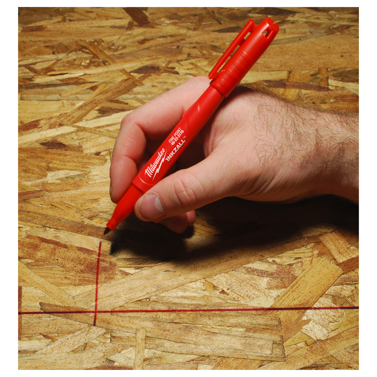 Milwaukee Permanentmarker INKZALL 48223170 roteswerkzeug