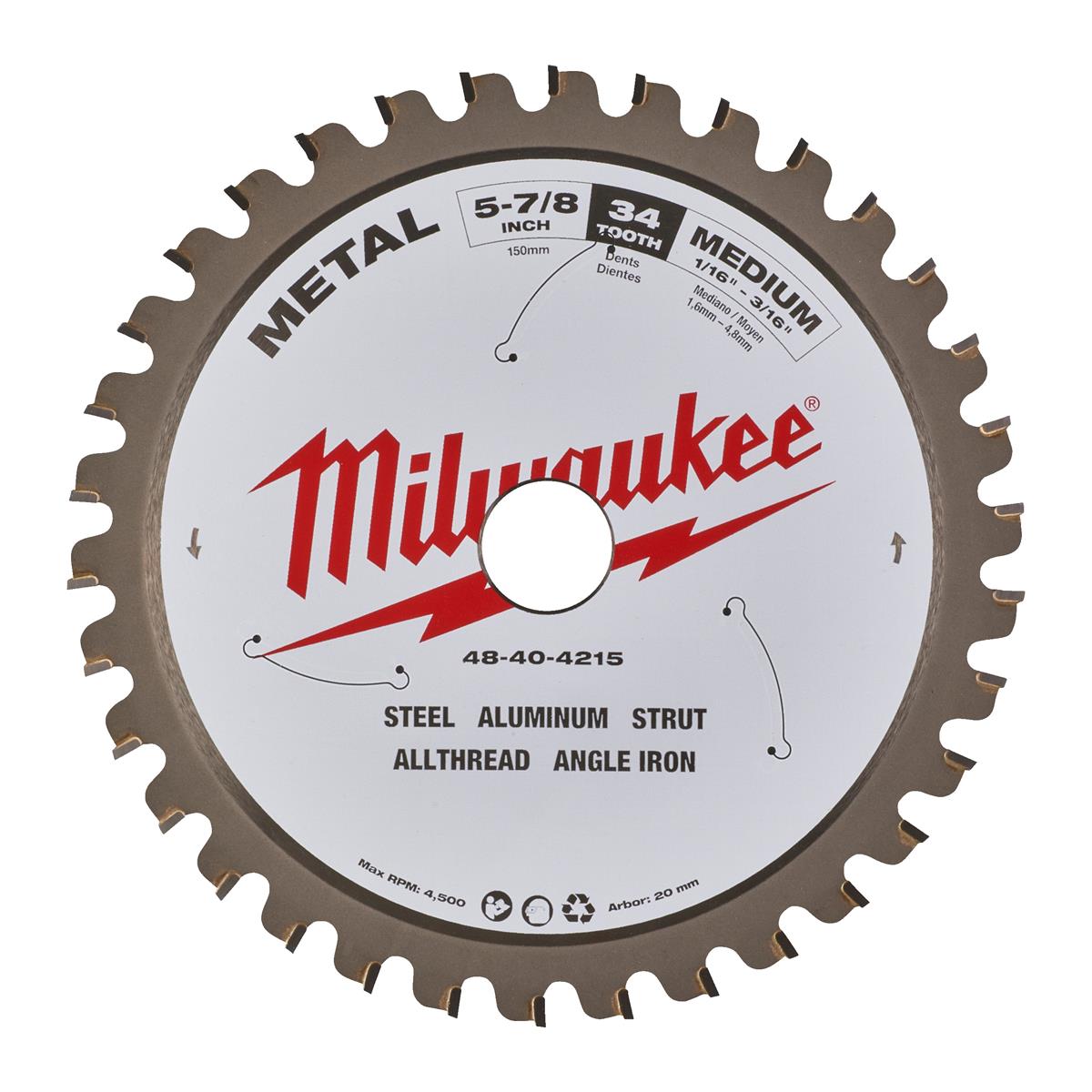 Lame de scie circulaire Milwaukee 48404070