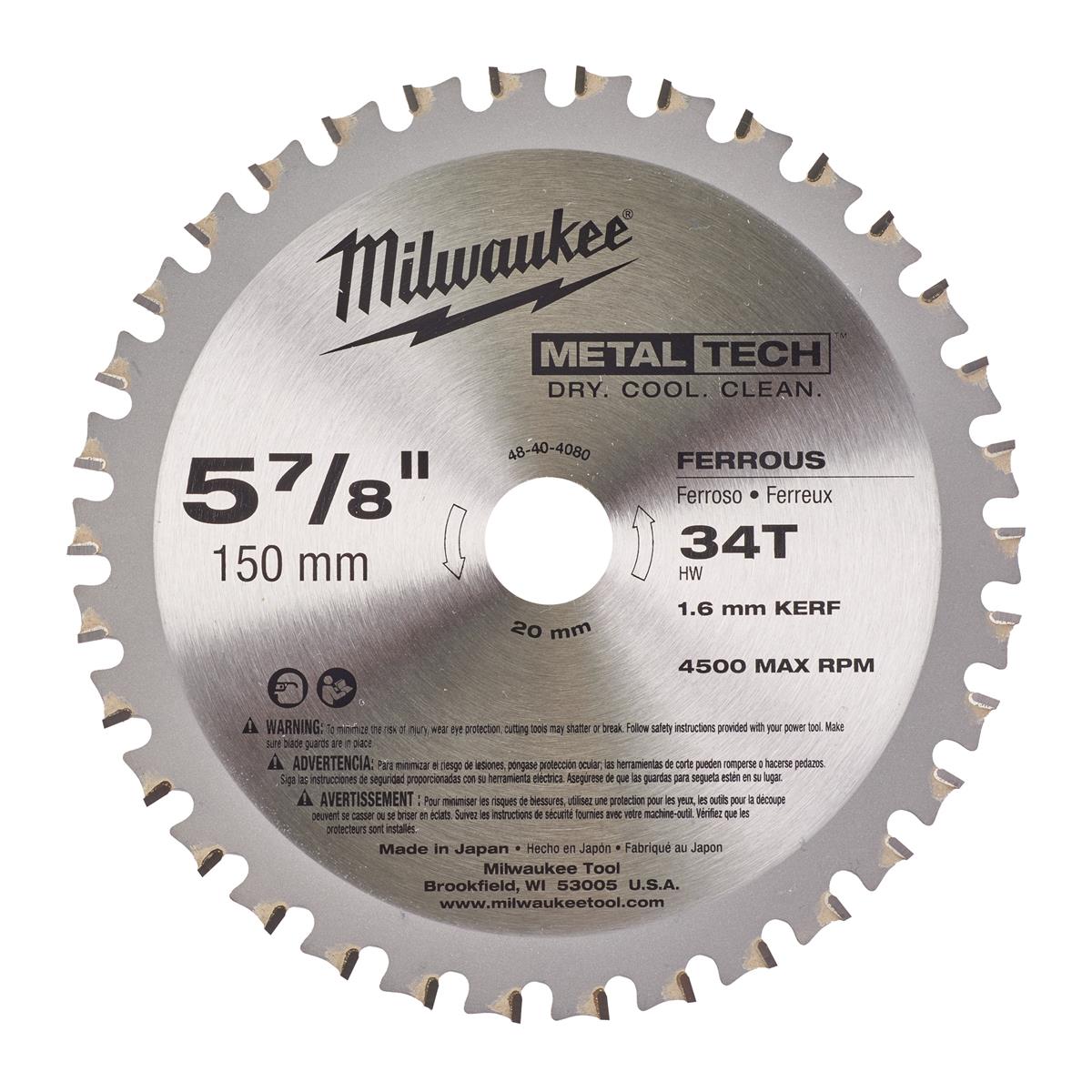 Lame de scie circulaire Milwaukee 48404080