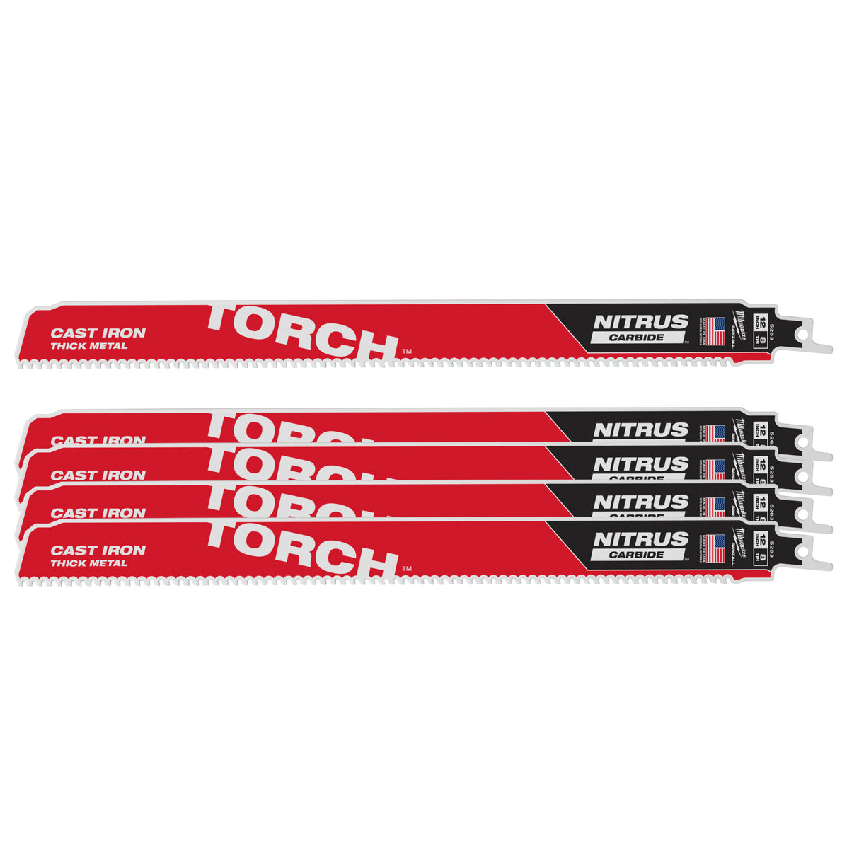 Milwaukee Säbelsägeblatt 300x8 mm TORCH NITRUS (5) 48475563