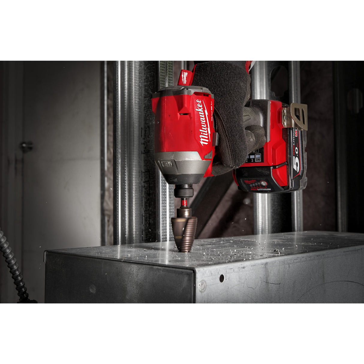 Milwaukee Stufenbohrer SHOCKWAVE 48899265 roteswerkzeug