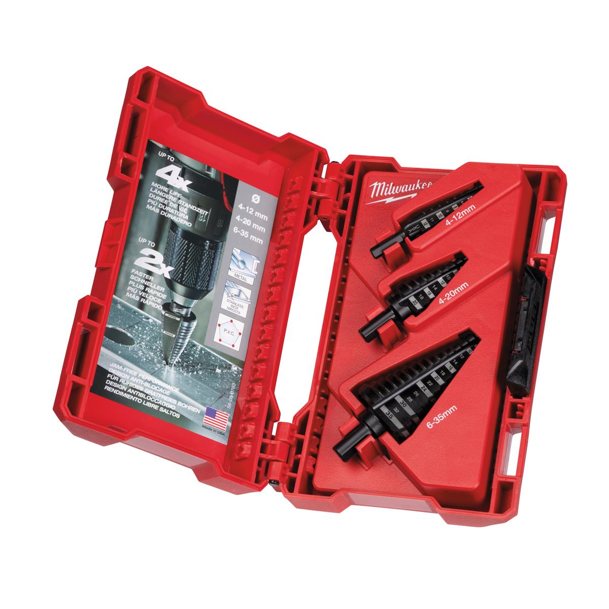 Milwaukee step drill set 48899399