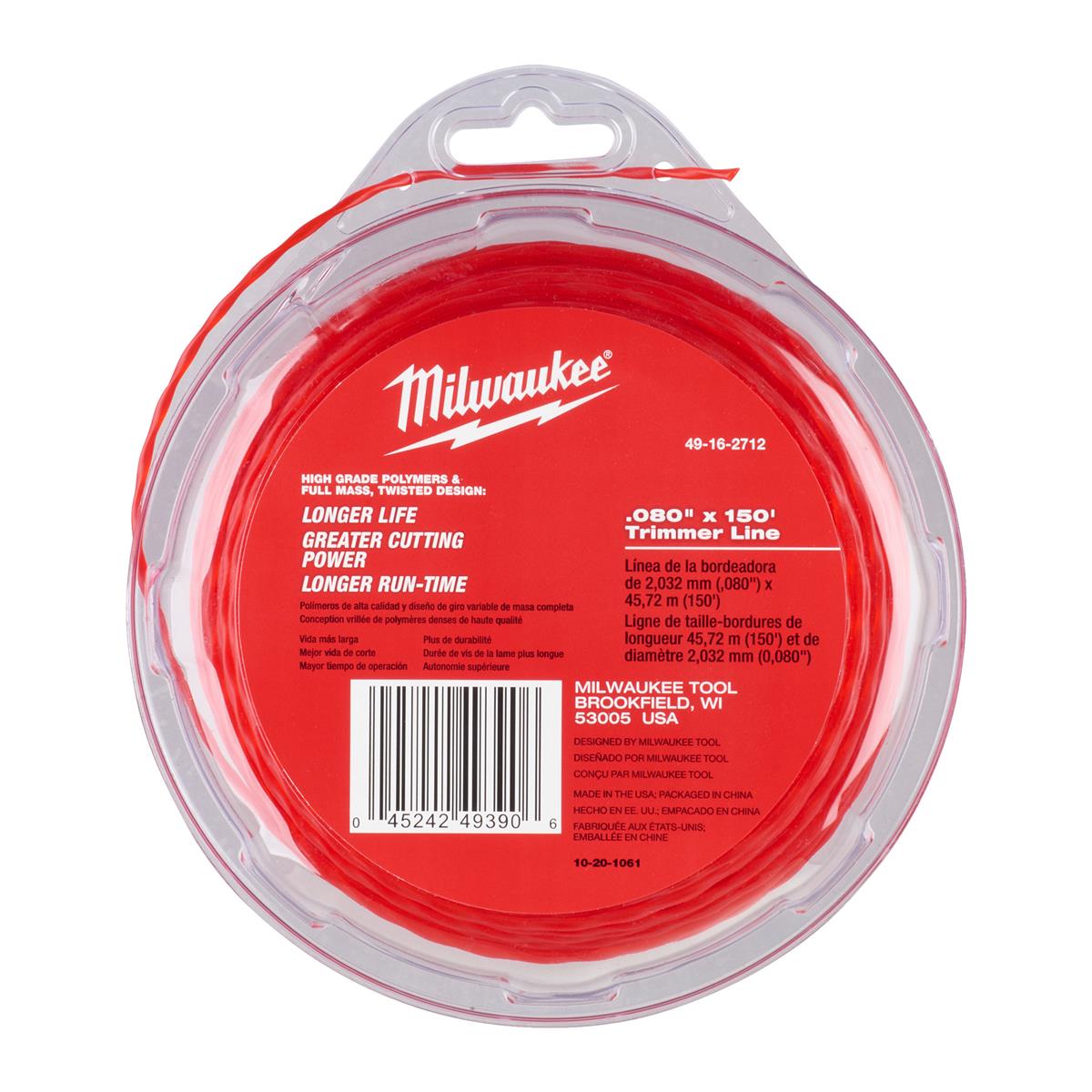 Milwaukee Schneidfaden 45m 2mm 49162712