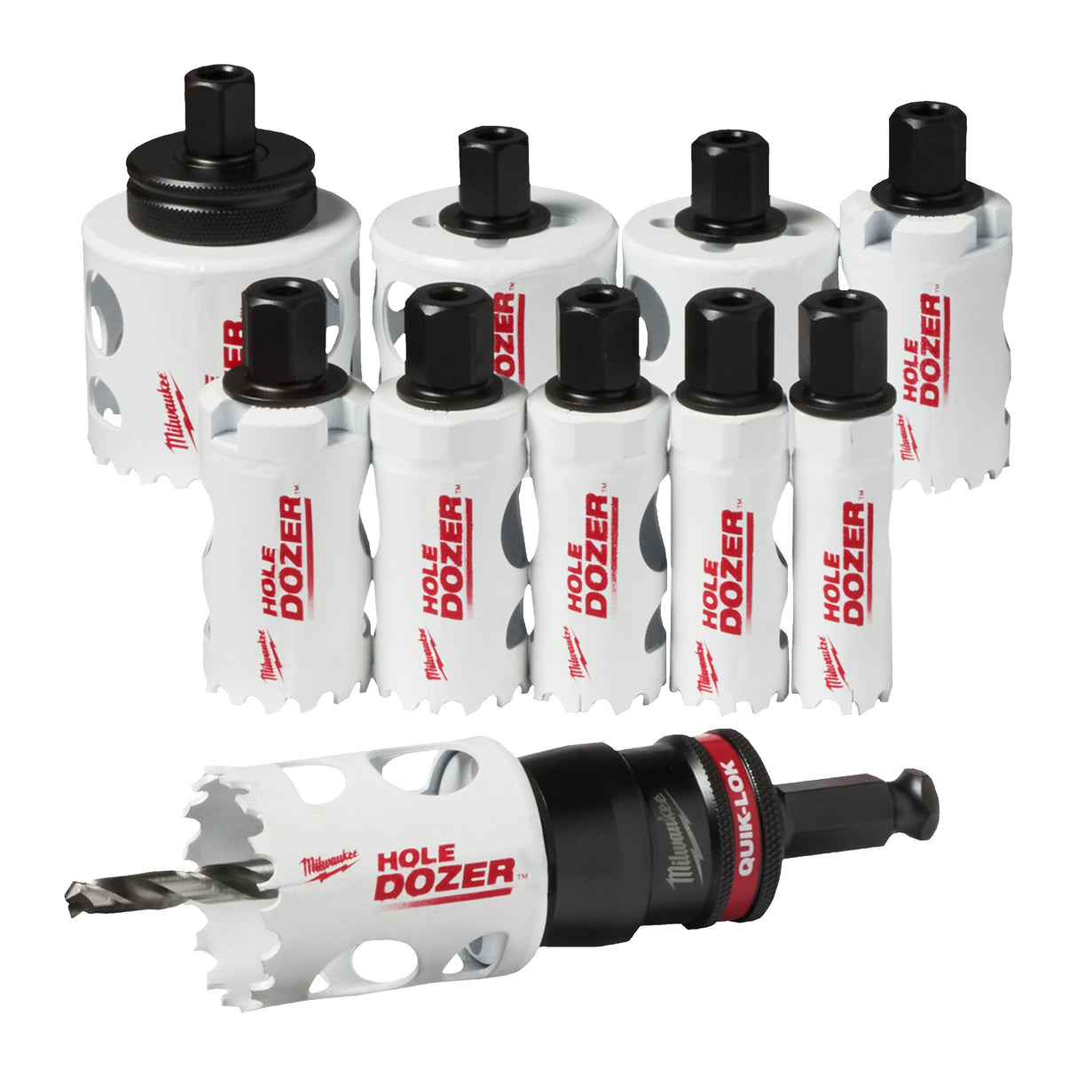 Milwaukee Lochsägen-Set Bi-Metall HOLE DOZER QUIK-LOK 13tlg 49224772