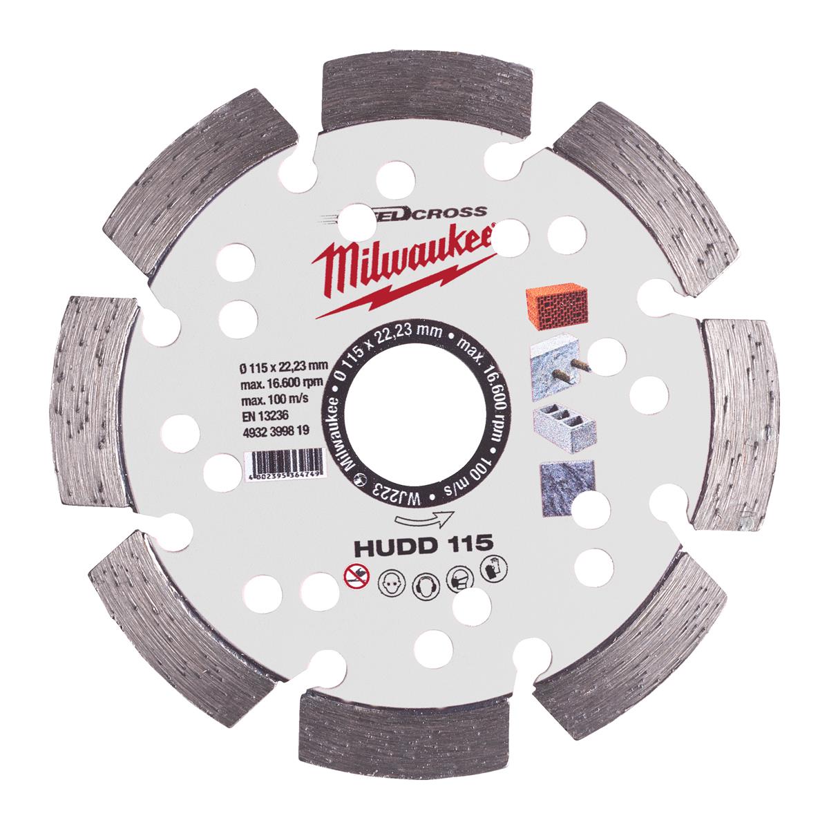 Milwaukee diamond cutting disc SPEEDCROSS HUDD 4932399819
