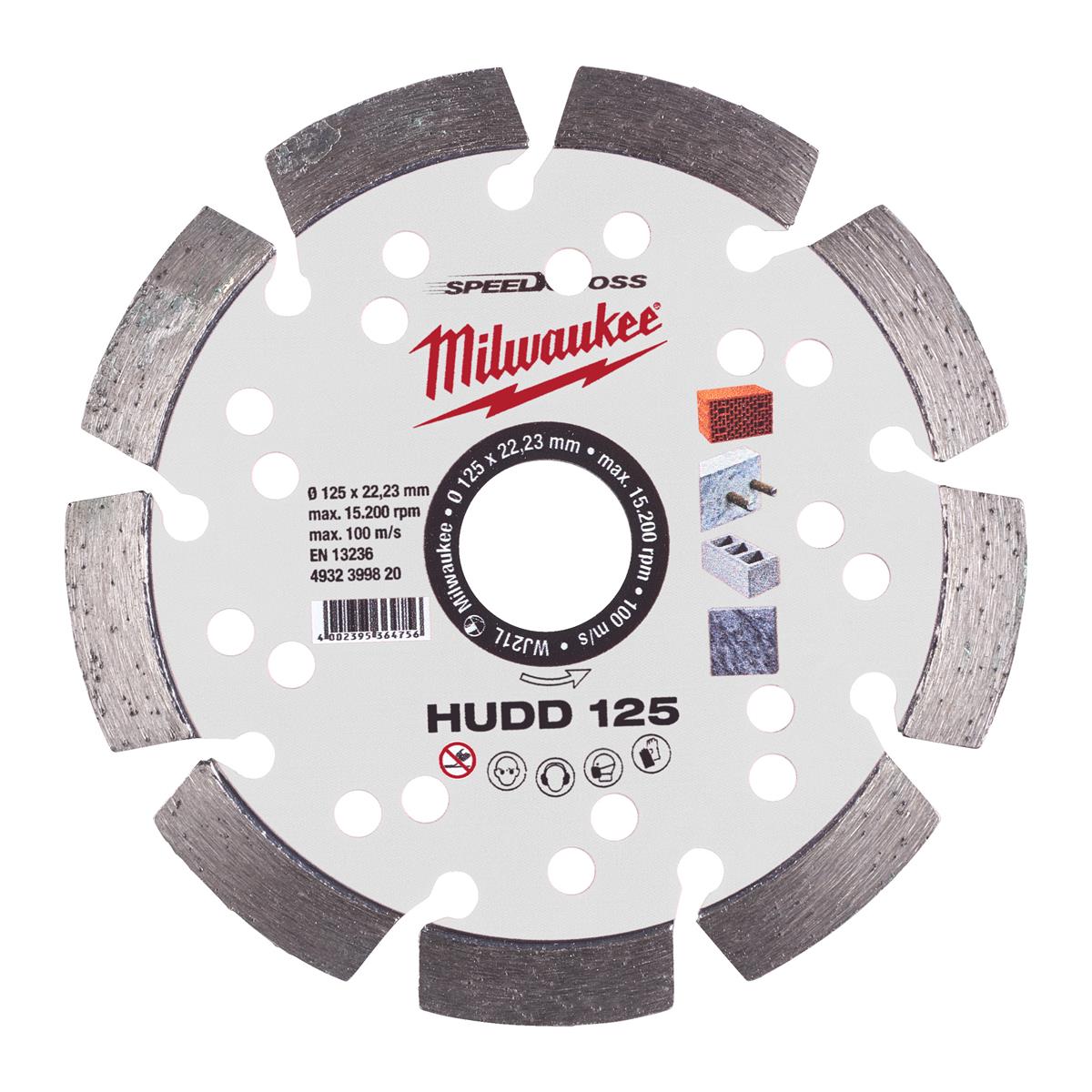 Milwaukee diamond cutting disc SPEEDCROSS HUDD 4932399820