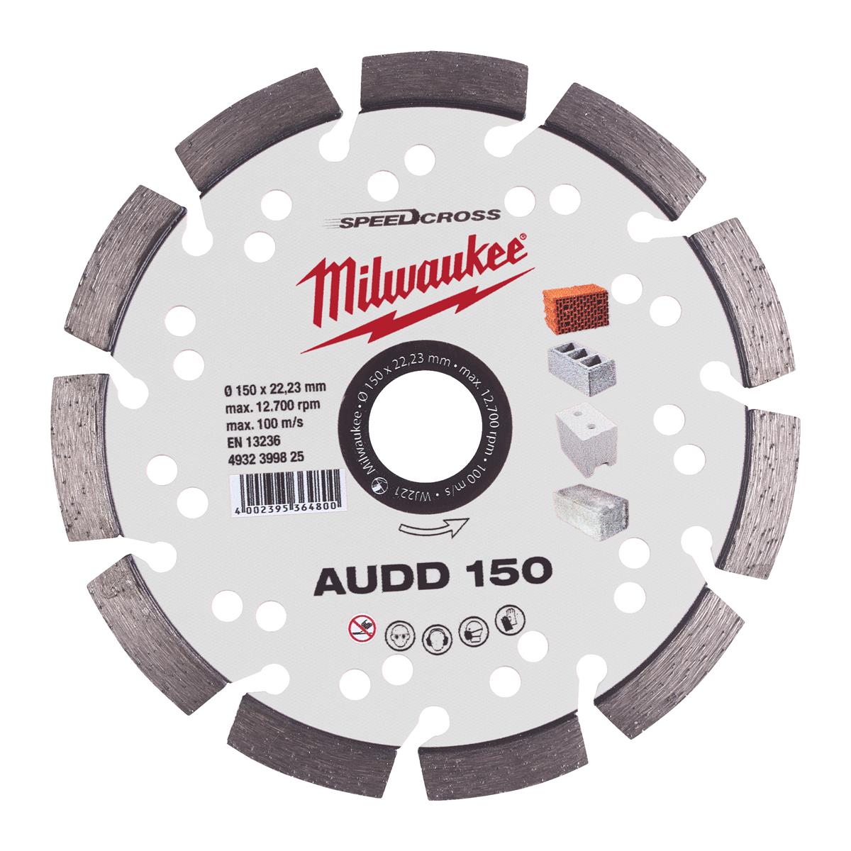Milwaukee diamond cutting disc SPEEDCROSS AUDD 4932399825