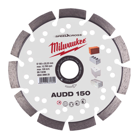 Milwaukee Diamanttrennscheibe SPEEDCROSS AUDD 4932399825 roteswerkzeug