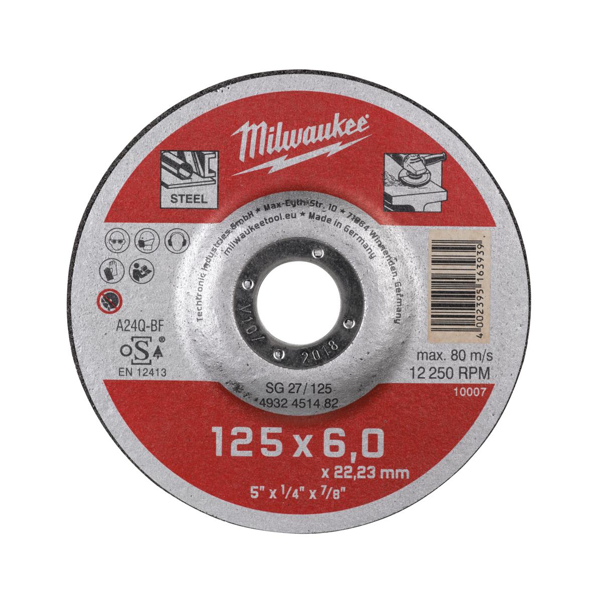 Milwaukee Schruppscheibe Contractor SG27 4932451482