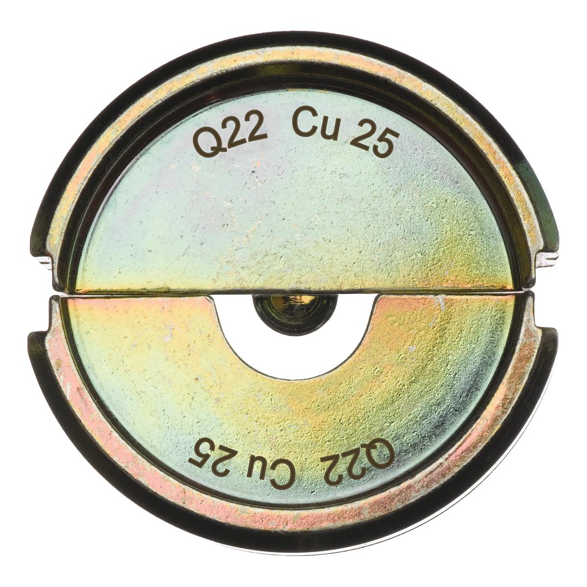 Milwaukee Presseinsatz Querschnitt 25 mm² Halbrund 4932451767