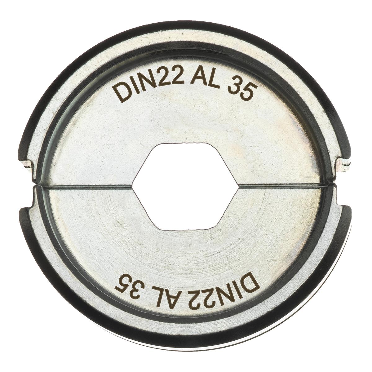 Milwaukee Presseinsatz Querschnitt 35 mm² Prägung 14 Hex 4932451772