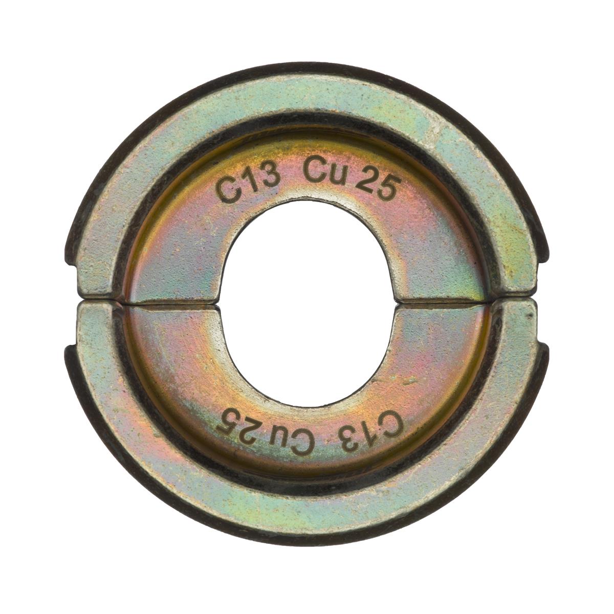 Milwaukee Presseinsatz zum Pressen von Abzweigklemmen Form C Durchmesser 25 mm² 4932459526
