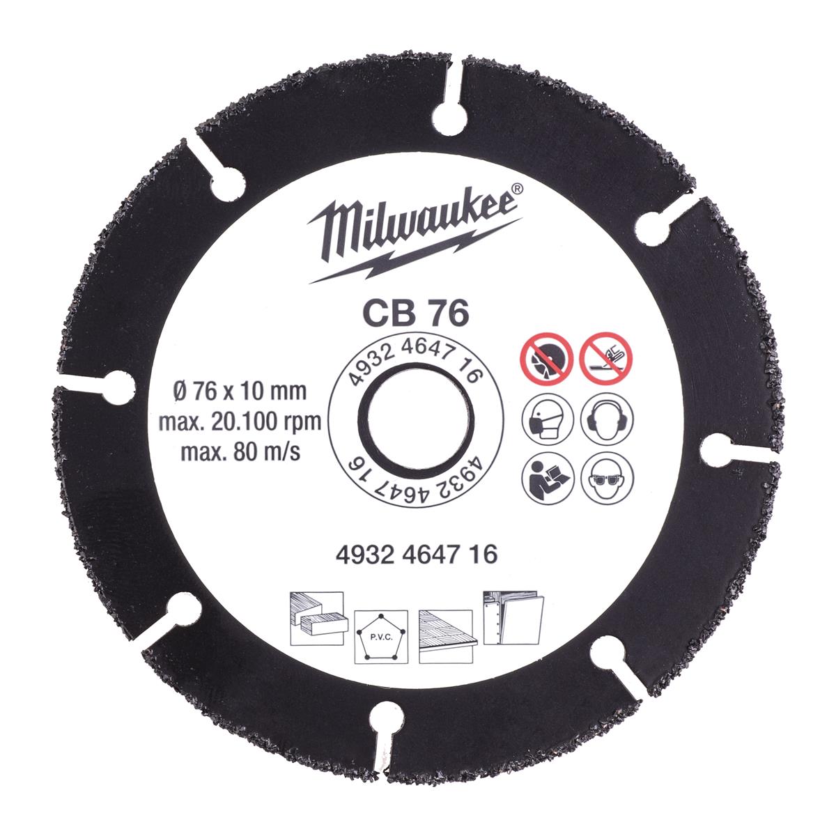 Disque à tronçonner Milwaukee 4932464716