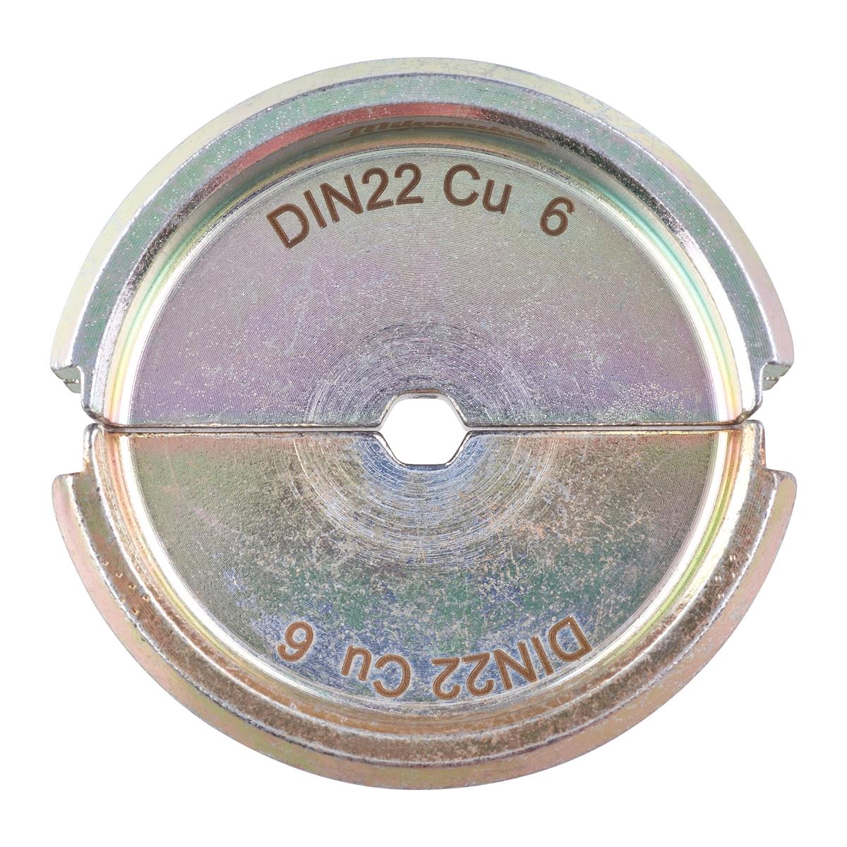 Milwaukee Presseinsatz Querschnitt 6 mm² Prägung 5 4932464861