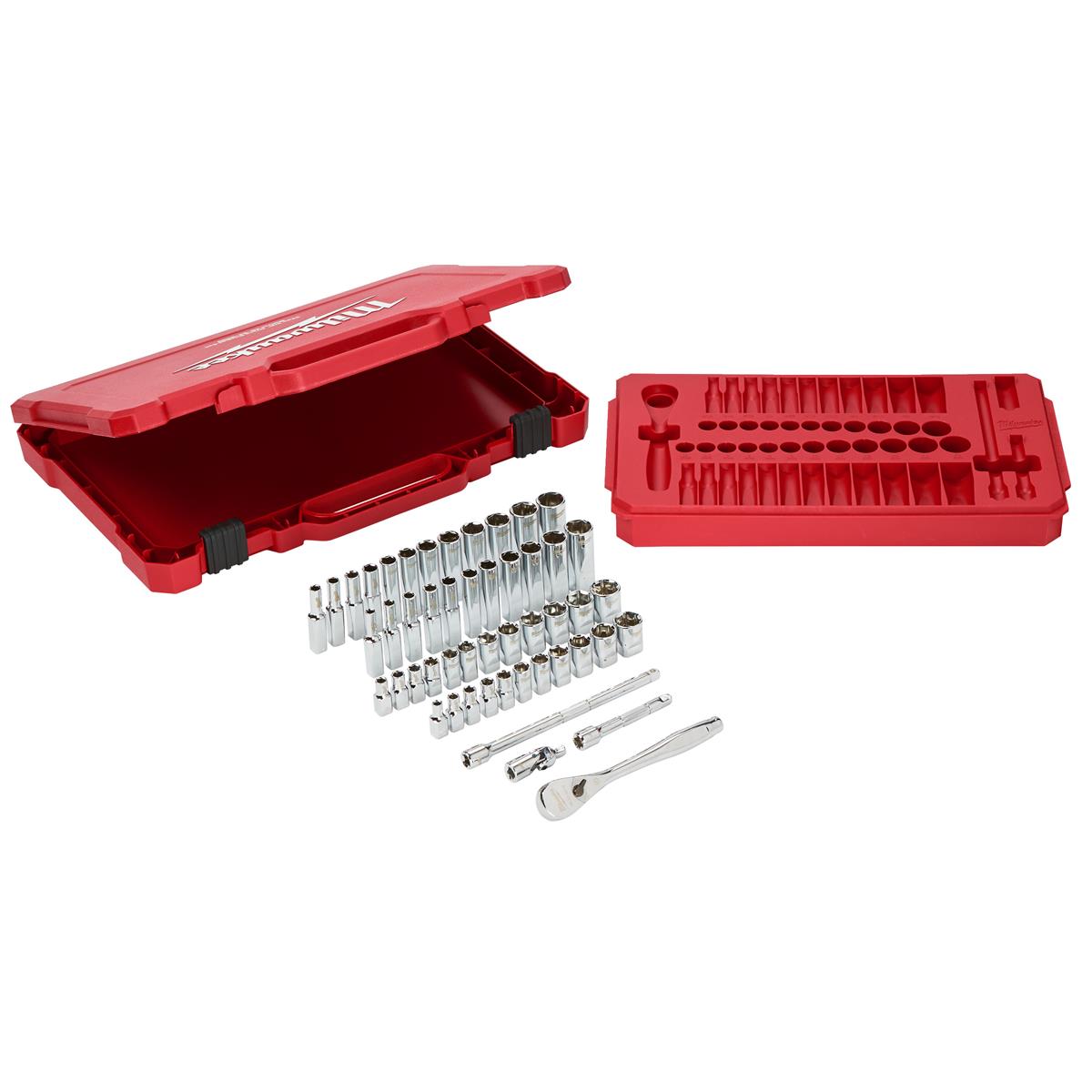 Milwaukee ratchet and socket wrench set 4932464944