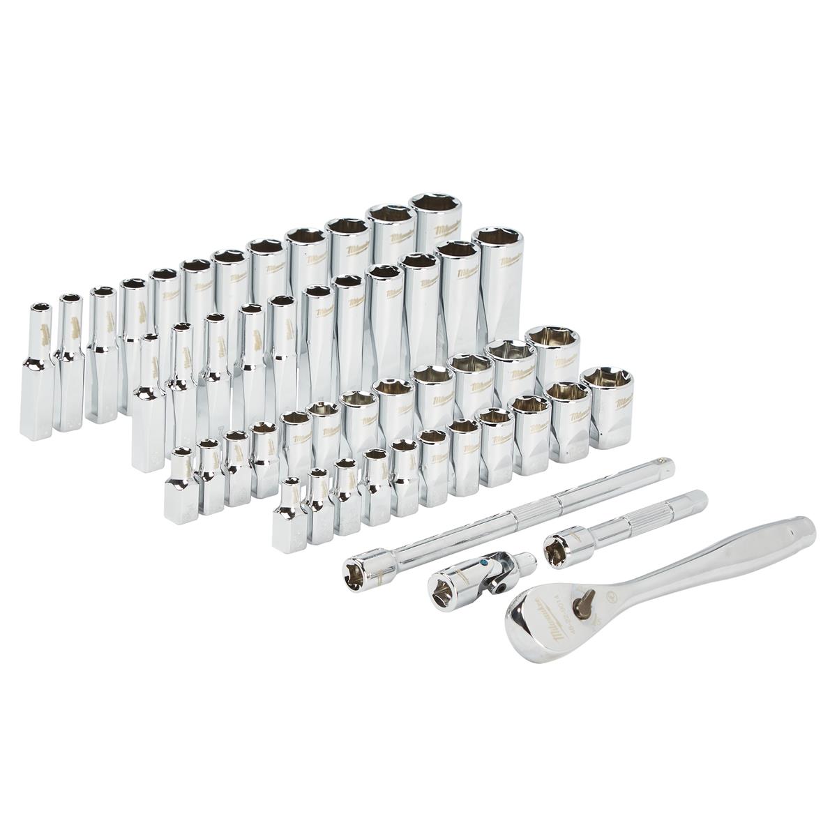 Milwaukee ratchet and socket wrench set 4932464944