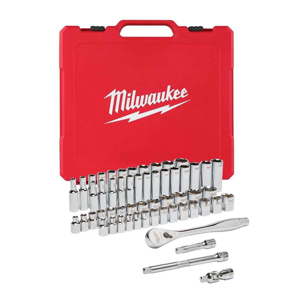 Milwaukee ratchet and socket wrench set 4932464946