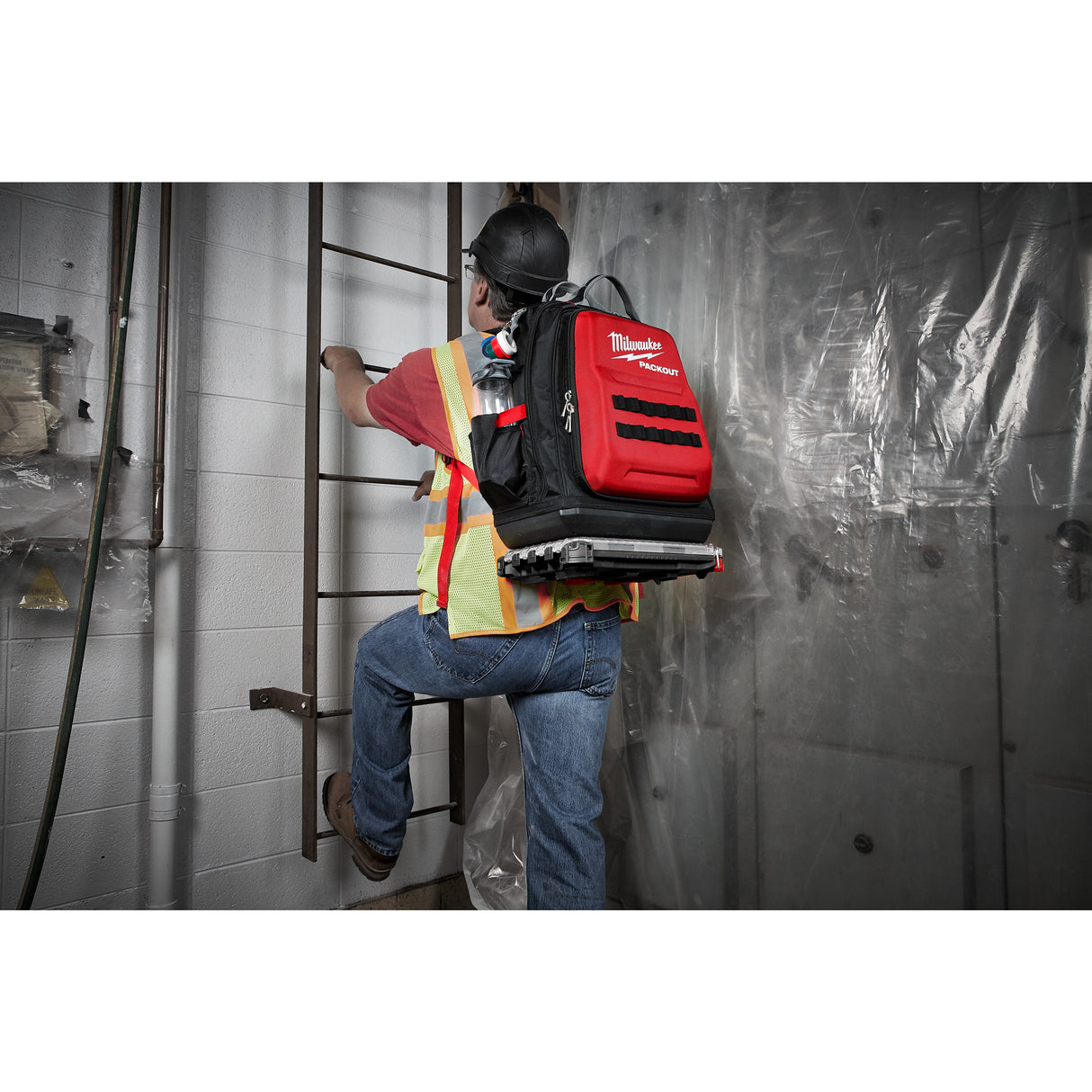 Milwaukee Rucksack PACKOUT 4932471131 roteswerkzeug