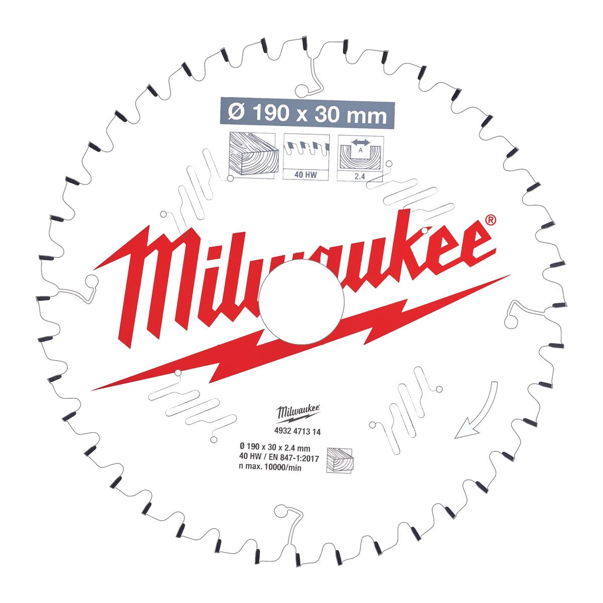 Milwaukee circular saw blade 4932471314