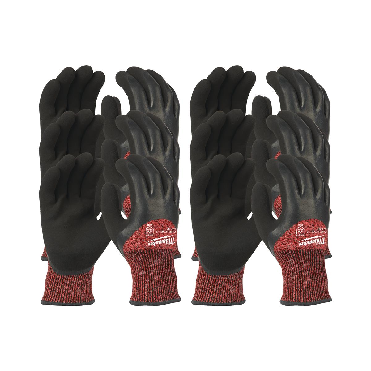 Milwaukee Cold Cut Resistant Gloves 3/C Black 9 / L 4932471611