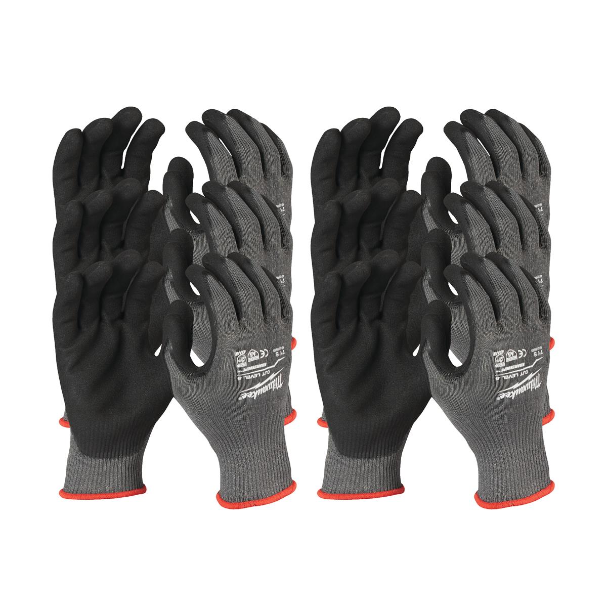 Gants de protection contre les coupures Milwaukee 5/E rouge 8 / M 4932471622