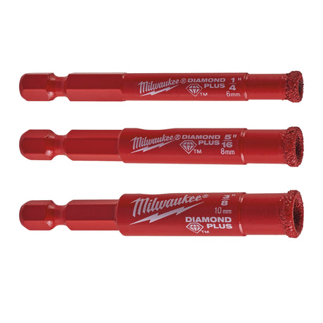 Milwaukee Diamantbohrer DIAMANT MAX 6, 8, 10mm 4932471771 roteswerkzeug