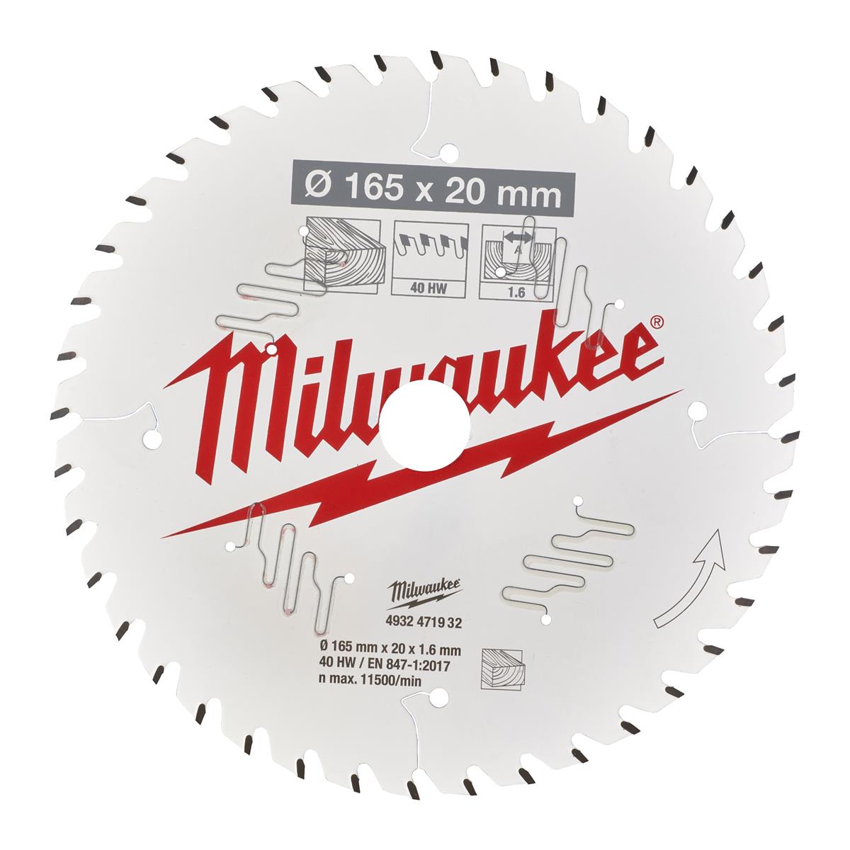 Milwaukee circular saw blade 4932471932