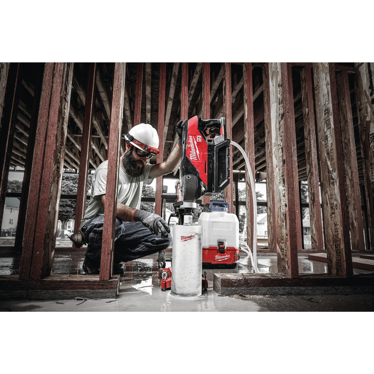 Milwaukee Diamant-Nassbohrkrone WCHP-TK 12x200mm 4932472167 roteswerkzeug