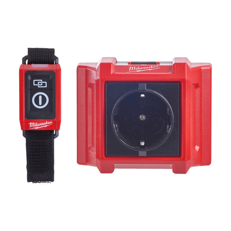 Milwaukee Funksteckdose mit Fernbedienung RCS 4932478965 roteswerkzeug