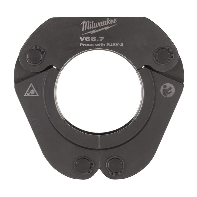 Milwaukee pour outils de pressage, élingue de presse RJ18-V66.7, mâchoire annulaire 66.7mm + profil en V 4932479454
