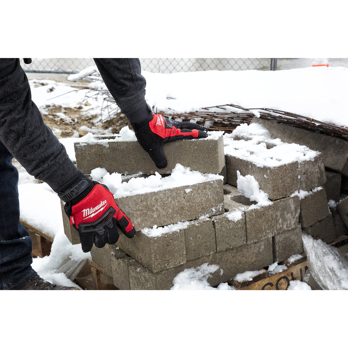 Milwaukee Winter-Arbeitshandschuhe 7 (7/S) 4932479731 roteswerkzeug