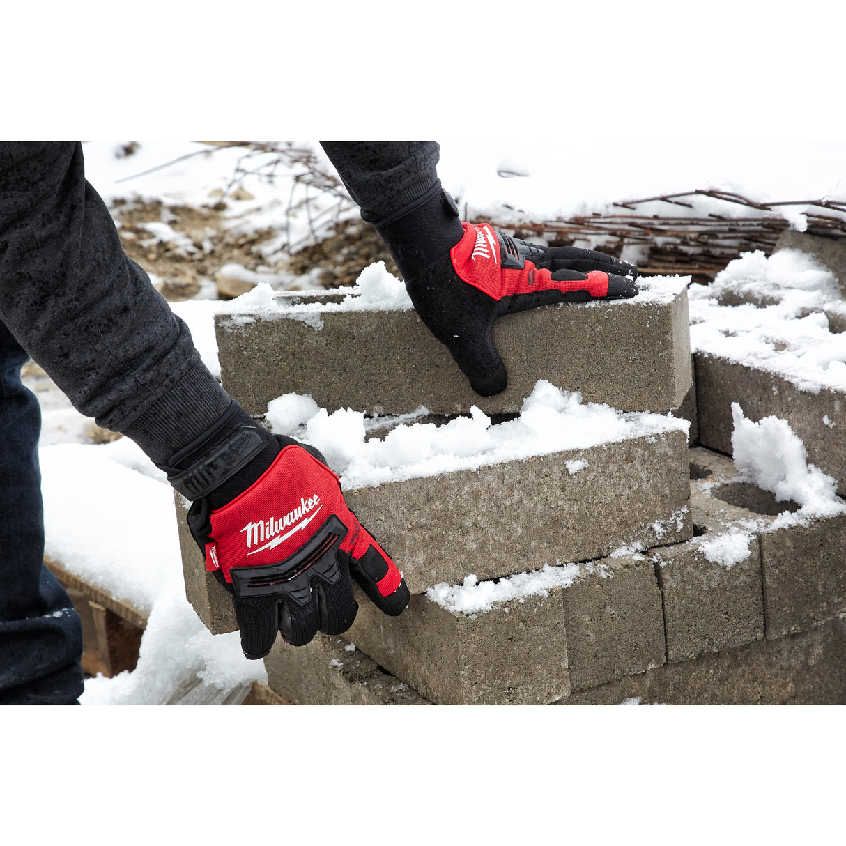 Milwaukee Winter-Arbeitshandschuhe 7 (7/S) 4932479731 roteswerkzeug
