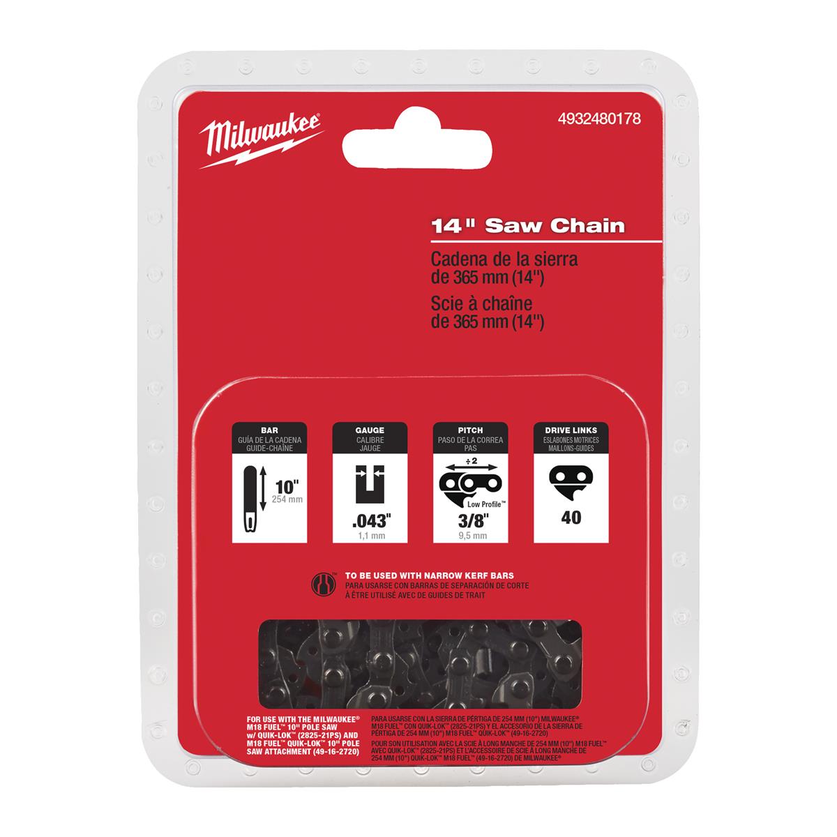 Milwaukee Sägekette für M18™ FTHCHS35 4932480178