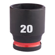 Milwaukee Schlagnuss 3/8" SHOCKWAVE 4932480277 roteswerkzeug