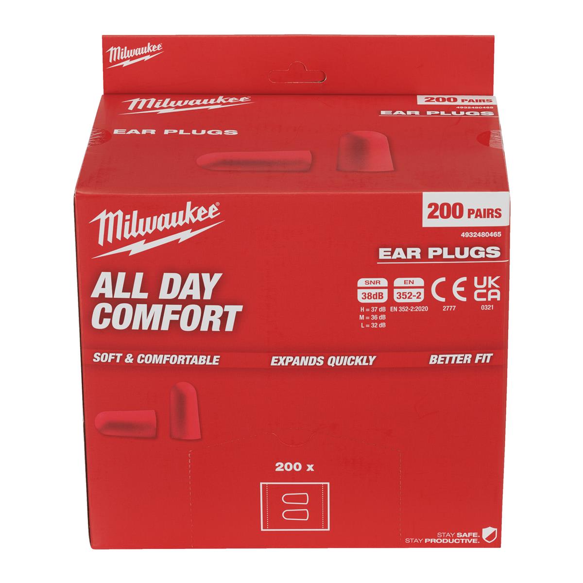 Milwaukee earplugs 4932480465