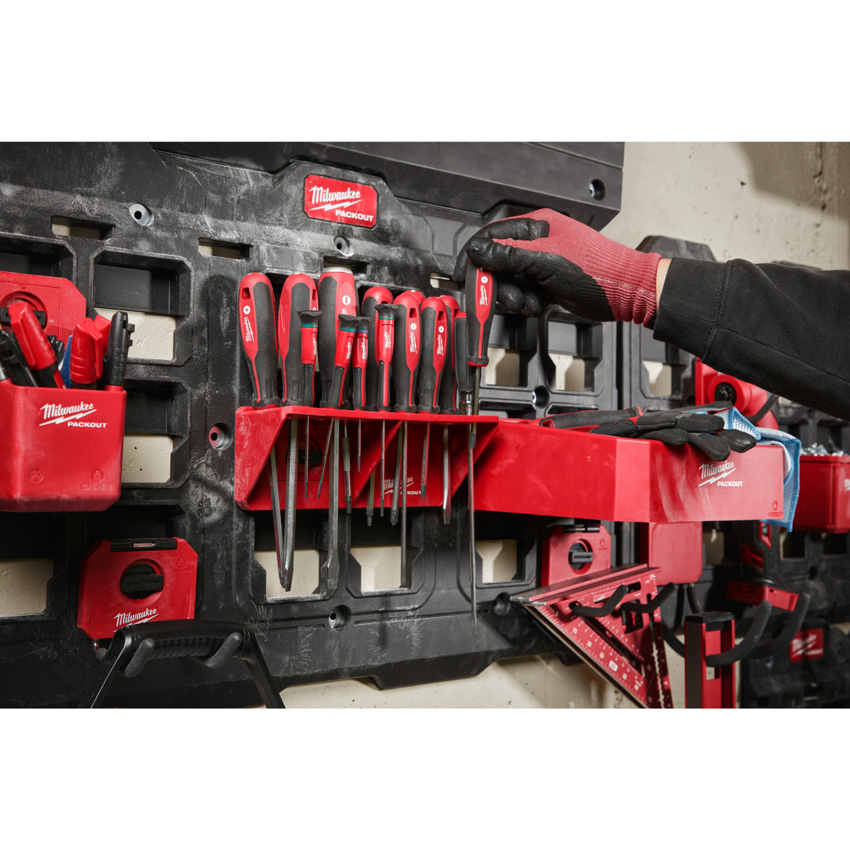 Milwaukee Schraubendreherhalter PACKOUT 4932480711 roteswerkzeug