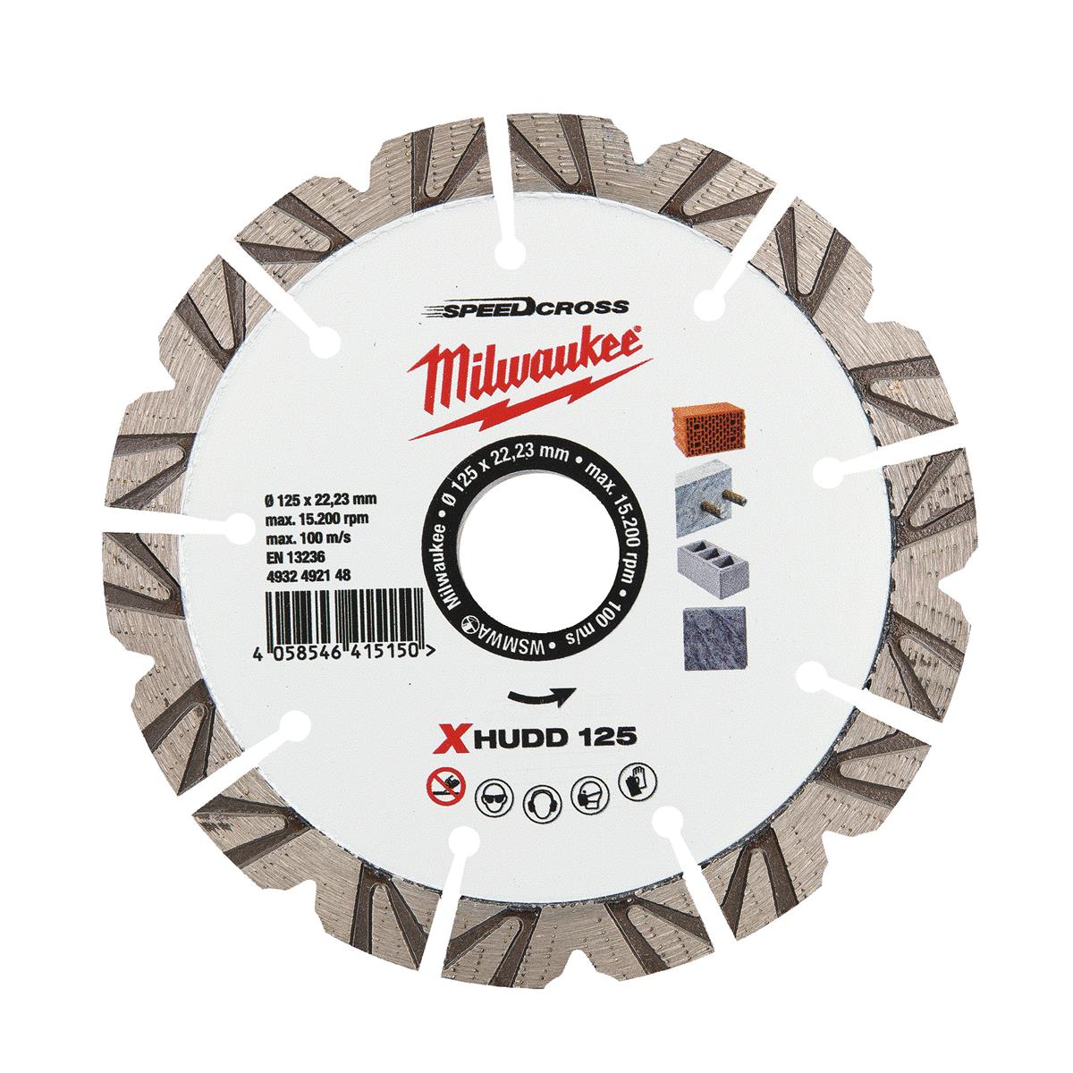 Milwaukee diamond cutting disc SPEEDCROSS XHUDD 4932492148