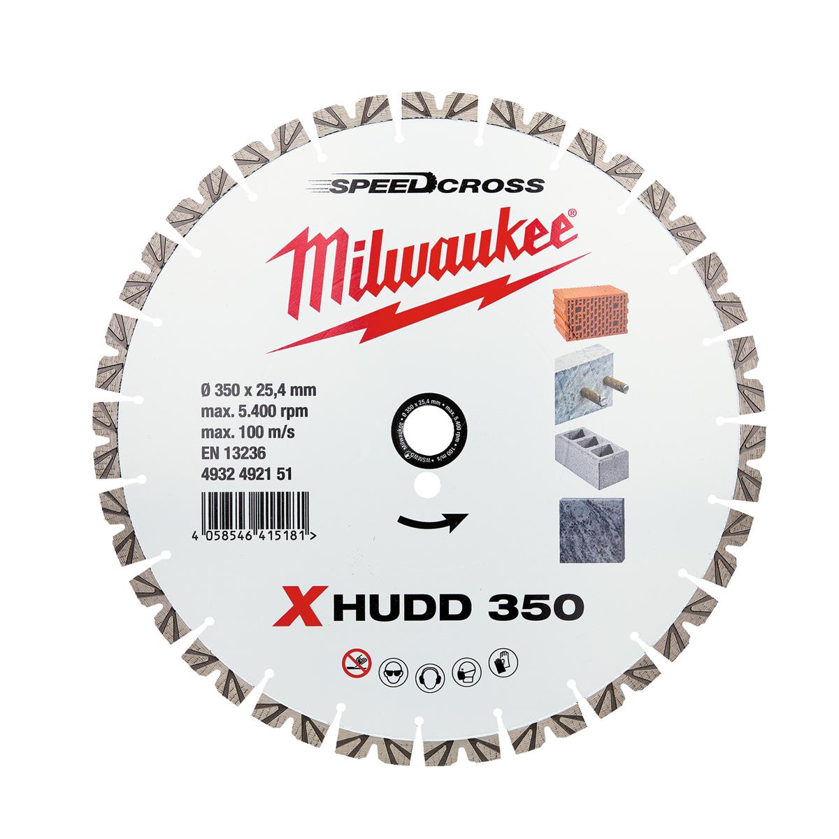 Milwaukee diamond cutting disc SPEEDCROSS XHUDD 4932492151