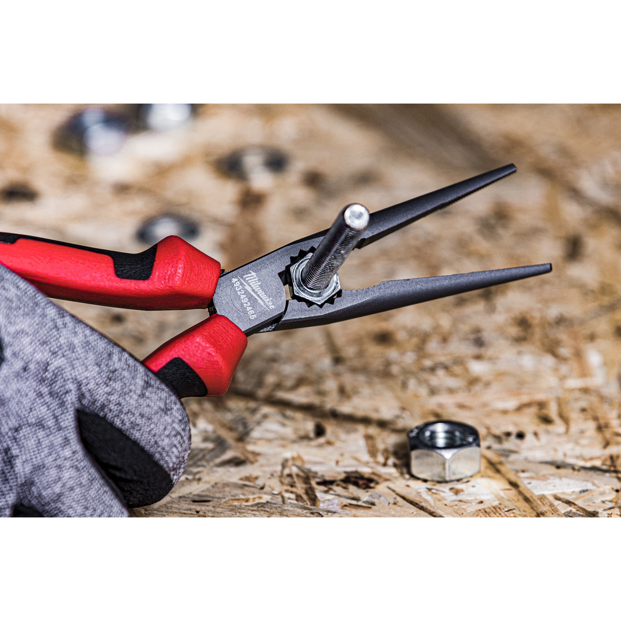 Milwaukee Langbeck-Rundzange 4932492465 roteswerkzeug
