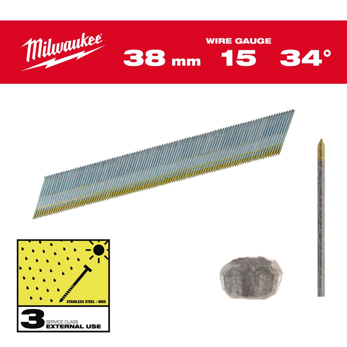 Milwaukee Nägel 38mm 4932492579