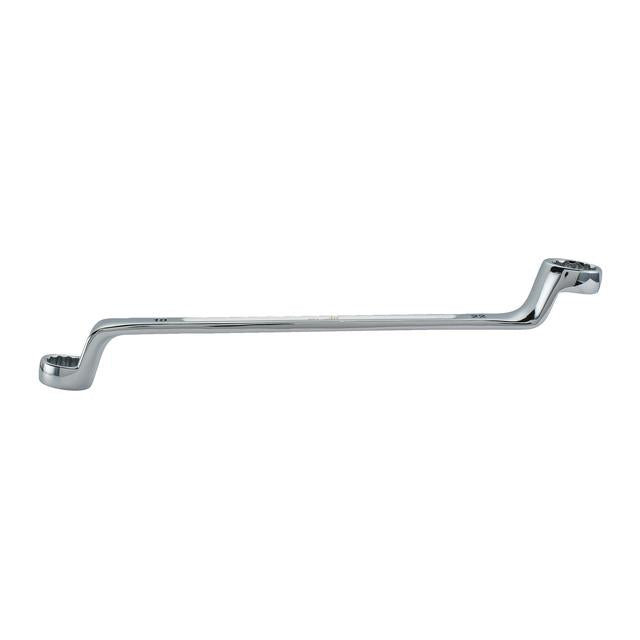 Clé à double anneau Milwaukee. coudé 19x22 mm 4932492748