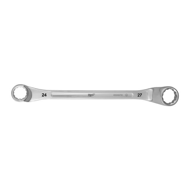 Clé à double anneau Milwaukee. coudé 24x27 mm 4932492753
