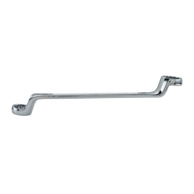 Clé à double anneau Milwaukee. coudé 27x30 mm 4932492754