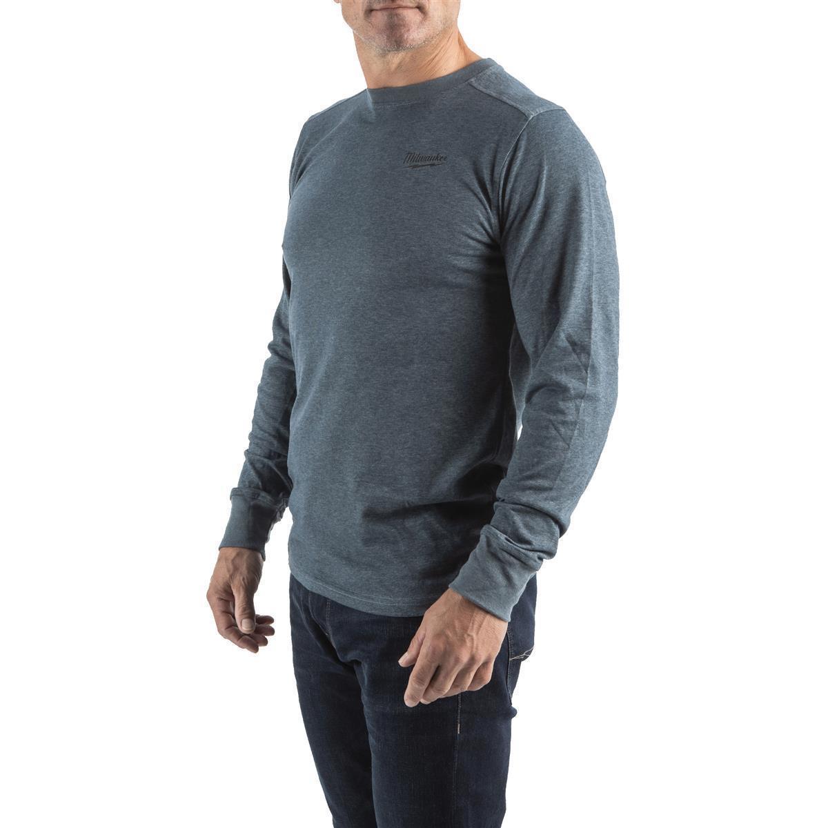 Milwaukee Hybrid-Langarm-Shirt HTLSBLU-S 4932492993