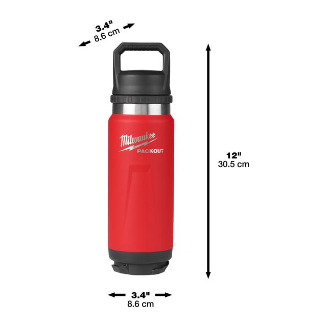 Milwaukee PACKOUT bouteille thermos 710ml rouge 4932493465