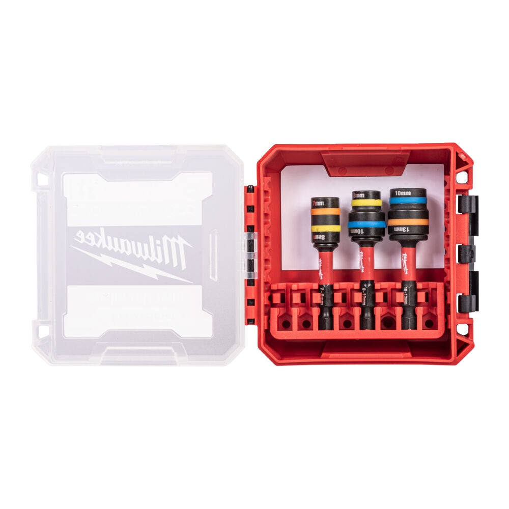 Milwaukee Dual-Size Steckschlüsselset SHOCKWAVE 3-tlg. 4932493559