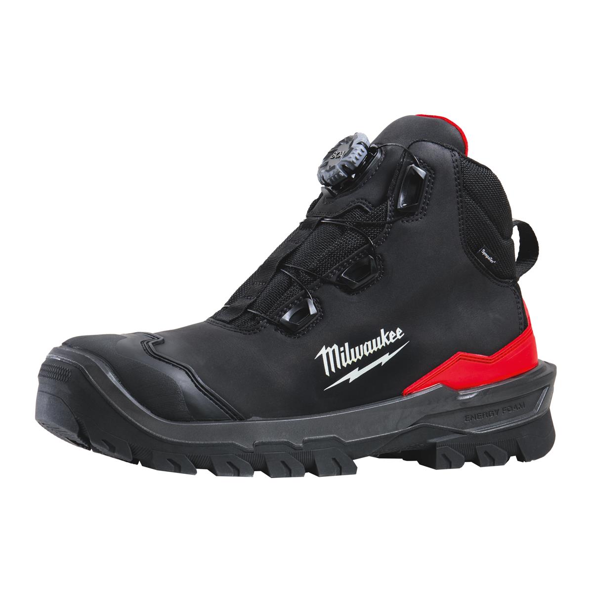 Milwaukee Sicherheits-Schnürstiefel BOA ARMOURTRED S7S Mikrofaser schwarz Größe 39 4932493793