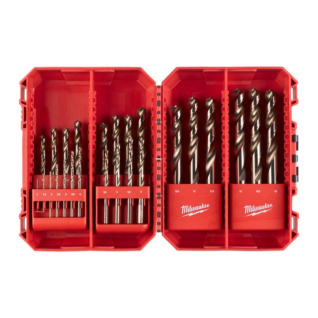 Milwaukee RED COBALT Metallbohrer-Set HSS-G 4932493868