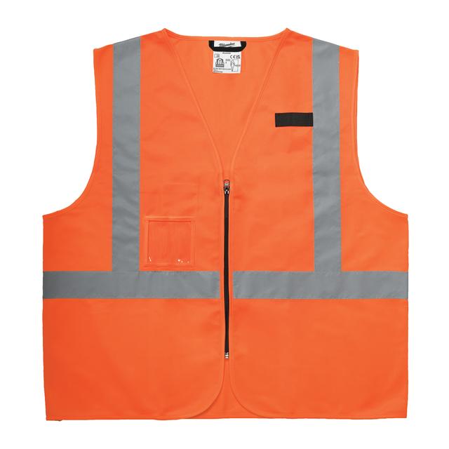 Taille du gilet haute visibilité Milwaukee CONTRACTOR. 4XL/5XL 4932498001